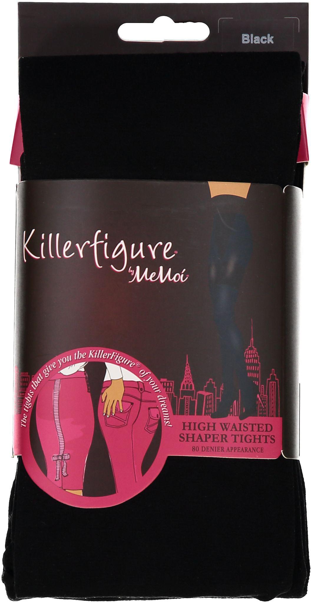 Killerfigure by Memoi Womens High Waisted Shaper 80 Denier Tights - MST-900