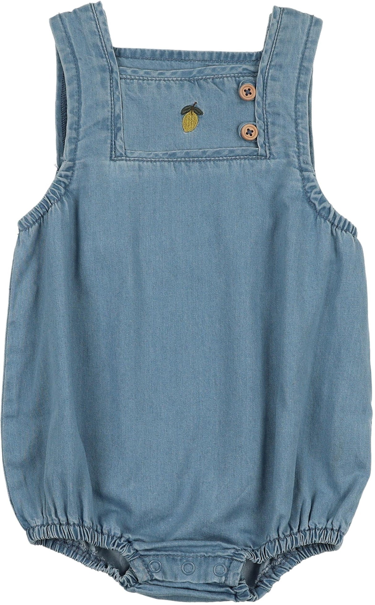 Analogie Lil Legs Denim Capsule Collection Baby Boys Romper - DBR