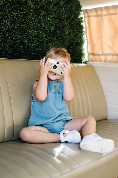 Analogie Lil Legs Denim Capsule Collection Baby Boys Romper - DBR