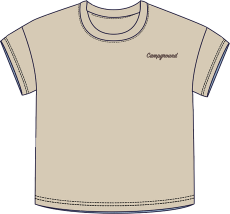 Analogie by Lil Legs Dainty Denim Collection Boys Girls Short Sleeve T-shirt Tee - DDBT