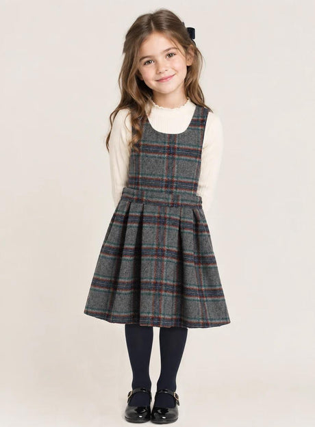 Valen Vee Girls Plaid Jumper - C-27895