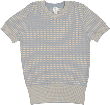 Mr. Mr. Boys Pointelle Short Sleeve Sweater - SB4CY2276