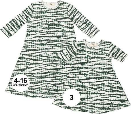 ZigZag Girls Tie Dye Dress - 4095