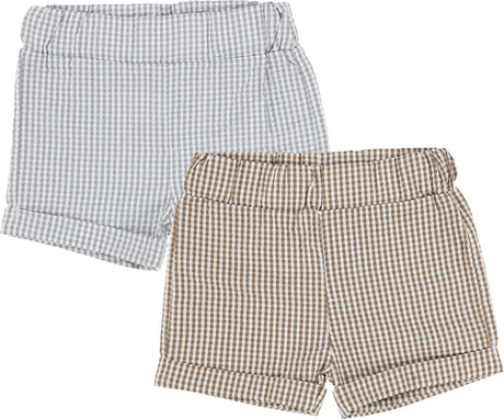 Analogie by Lil Legs Shabbos Gingham Collection Boys Dress Shorts