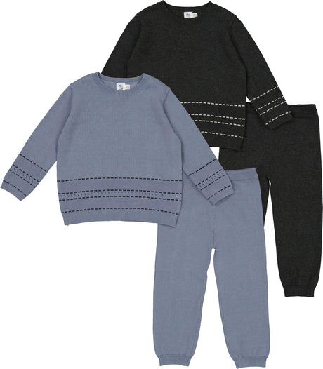Mr. Mr. Baby Boys Dotted Detail Knit Outfit - WB6CY3092