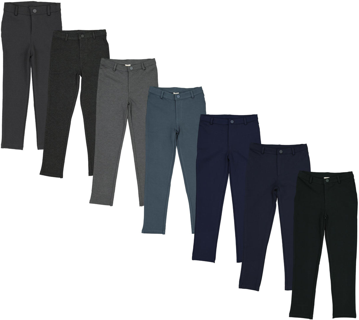Lil Legs Basic Collection Boys Stretch Knit Dress Pants