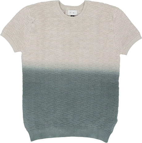 Klai Boys Short Sleeve Dip Dye Sweater - G2317