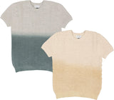 Klai Boys Short Sleeve Dip Dye Sweater - G2317