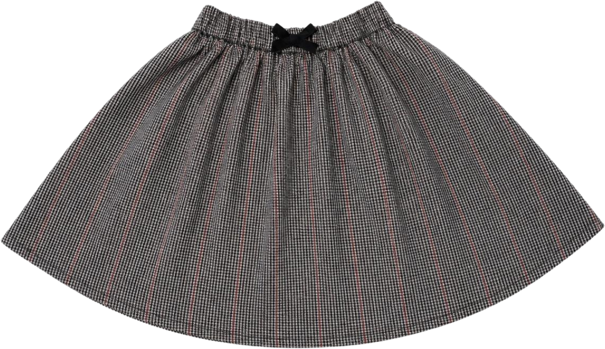 Teela Girls Micro Check Skirt - 23-132