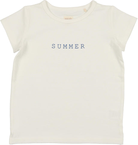 Analogie by Lil Legs Printed Denim Collection Boys Girls Summer Short Sleeve T-shirt Tee