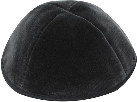 Majestic Boys/Mens 4 Part Velvet Yarmulka with Rim