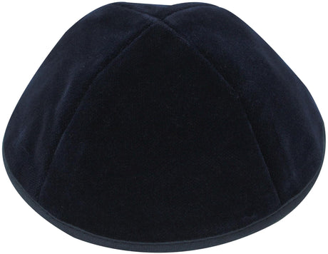 Majestic Boys/Mens 4 Part Velvet Yarmulka with Rim