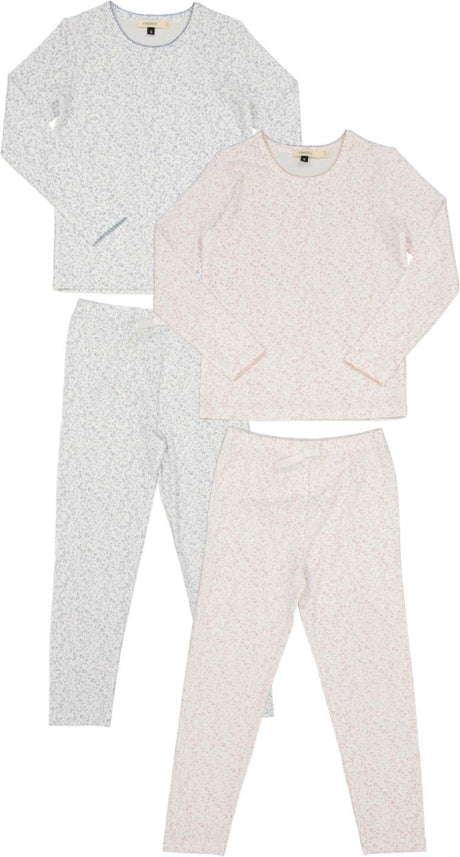 Fragile Boys Girls Vine Print Cotton Pajamas - SB4CP4988EL