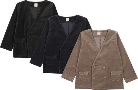 Analogie by Lil Legs Occasion Wear Collection Boys Trim Velvet Blazer - AF26T715
