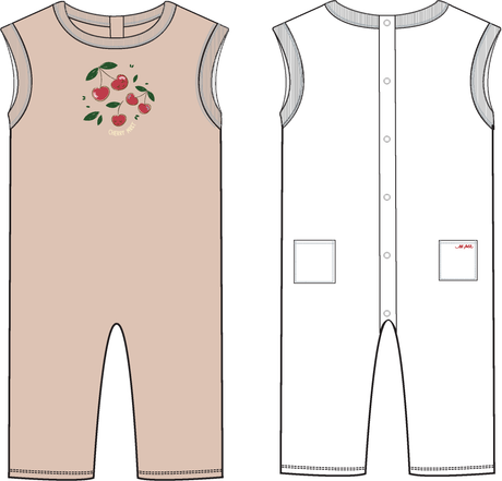 Analogie by Lil Legs Common Folk Collection Baby Boys Folk Romper - CFTR