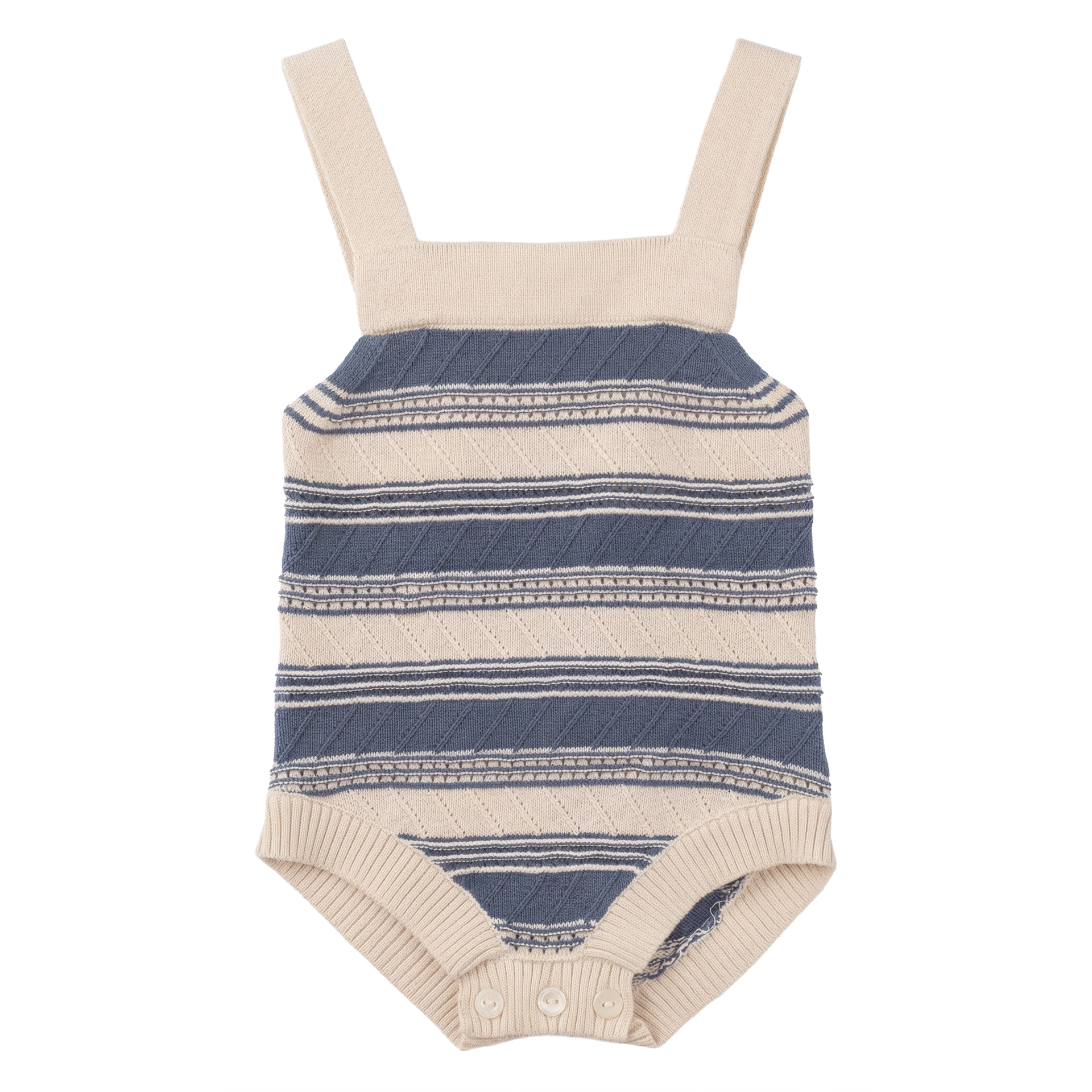 Hopscotch Baby Boys Textured Knit Romper - SB6CP7323O – ShirtStop