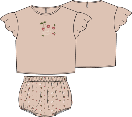 Analogie by Lil Legs Common Folk Collection Baby Girls Toddler Outfit - CFTGS