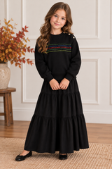 Chambray Boys Girls Colorline Sweatshirt - AW131