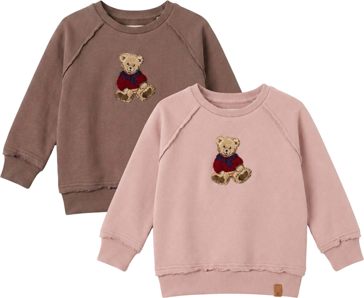 J'taime +1 Boys Girls Teddy Bear Sweatshirt - WB6CP7462T