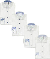 Alviso Boys Long Sleeve Dress Shirt with Contrast - Fall 2025