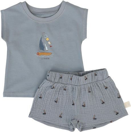 Analogie by Lil Legs Common Folk Collection Baby Boys Outfit - CFBBS