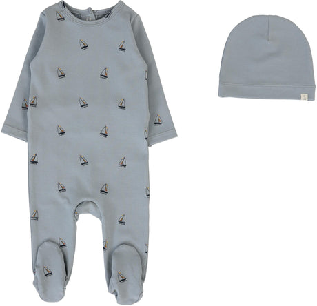 Analogie by Lil Legs Common Folk Collection Baby Boys Cotton Footie - CFBF