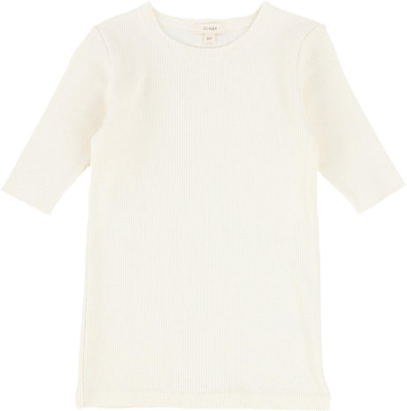 Lil Legs Ribbed Basic Collection Girls 3/4 Sleeve T-shirt