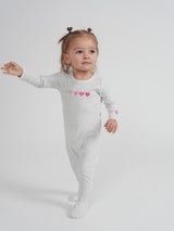 MOCHA Baby Boys Girls Star/Heart Print Cotton Footie - SB6CP7347