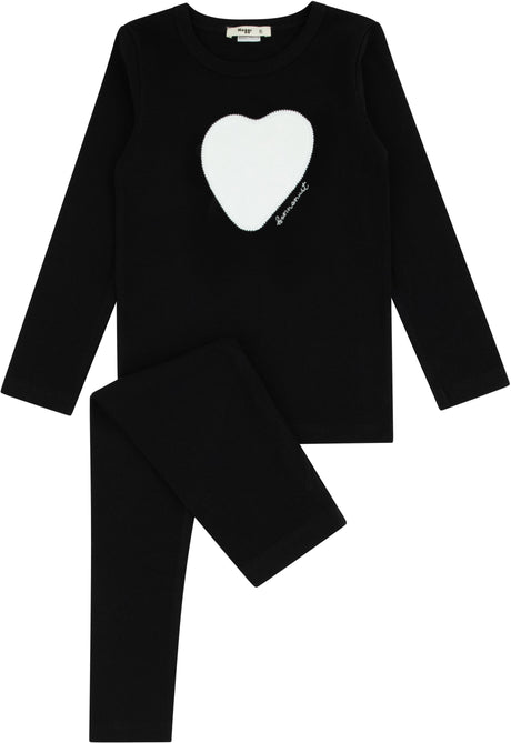 Noggi Boys Girls Bamboo Cotton Heart/Star Pajamas - 216013