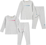 MOCHA Boys Girls Stars/Hearts Print Cotton Pajamas - SB6CP7347EB