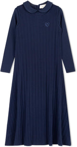 L'amour Lou Girls Ribbed Maxi Robe - LLS2