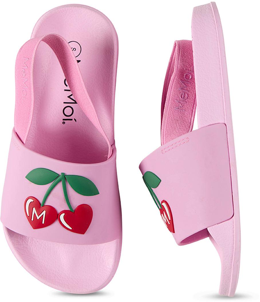 Memoi Girls Cherry Slides - MKS-0036