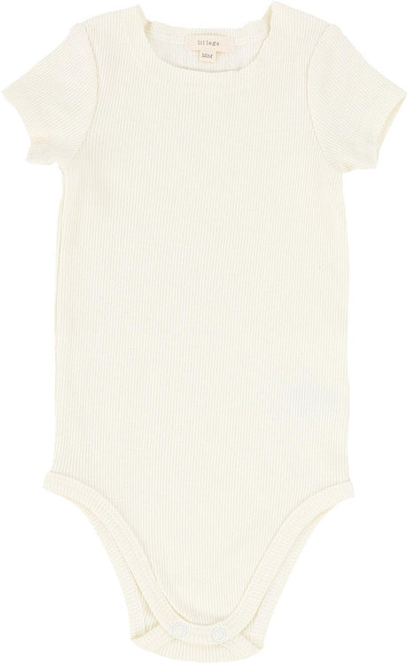 Lil Legs Ribbed Basic Collection Baby Toddler Boys Girls Short Sleeve Bodysuit