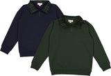 Ely's & Co Boys Scottish Long Sleeve Polo Shirt - AW26-0065-0066