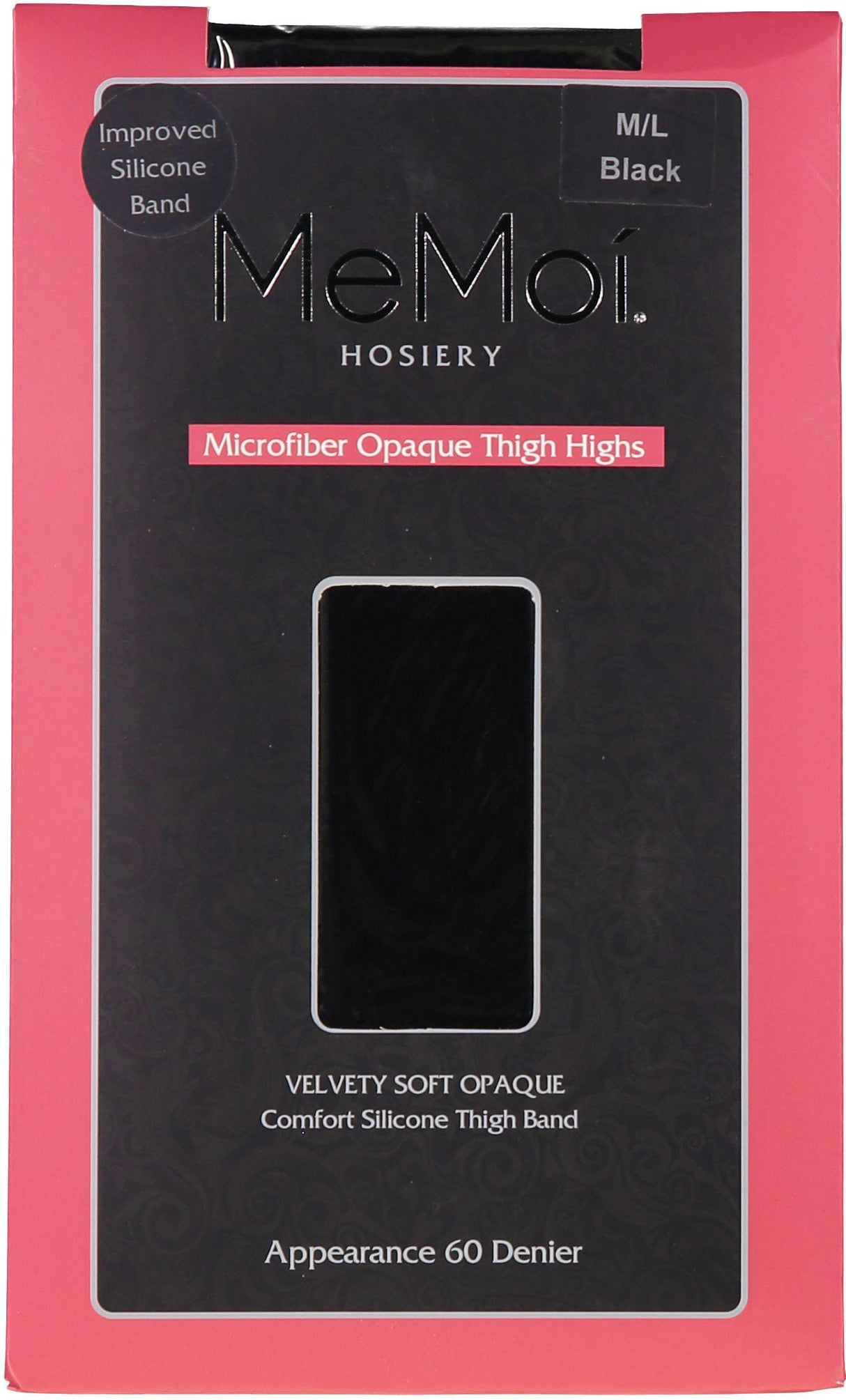 Memoi Womens Microfiber Opaque 60 Denier Thigh Highs - MS-746