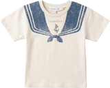 Charlotte & George Boys Sailor Short Sleeve T-shirt - SB6CP7393