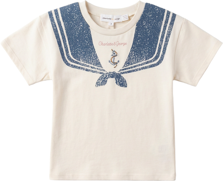 Charlotte & George Boys Sailor Short Sleeve T-shirt - SB6CP7393