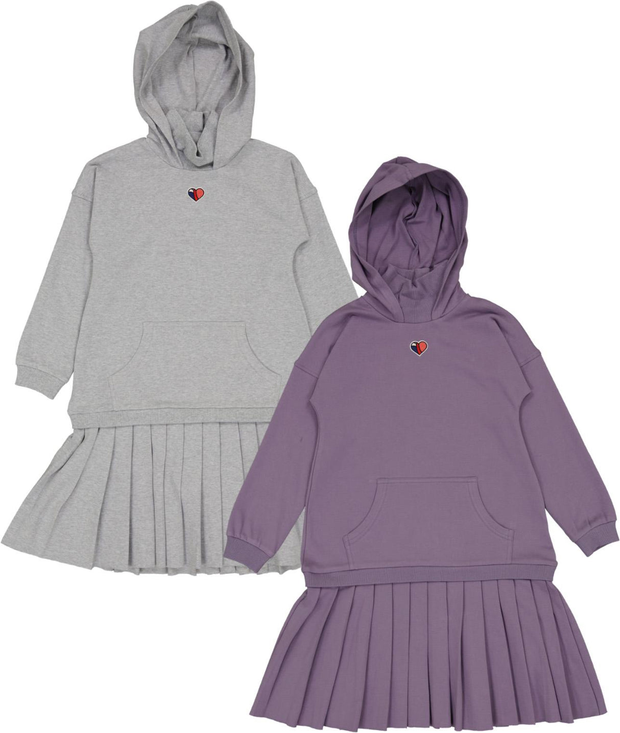 Crew Kids Girls Hooded Pocket Dress - AL3024