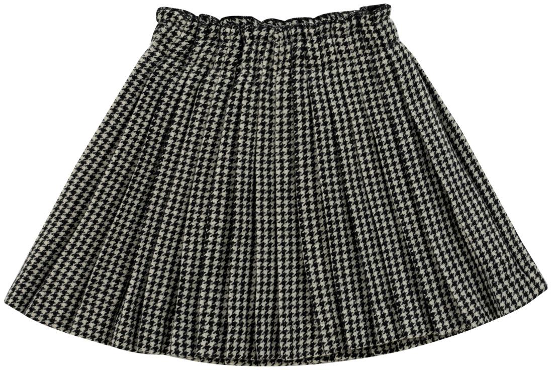 Klai Girls Pleated Houndstooth Skirt - TD32120