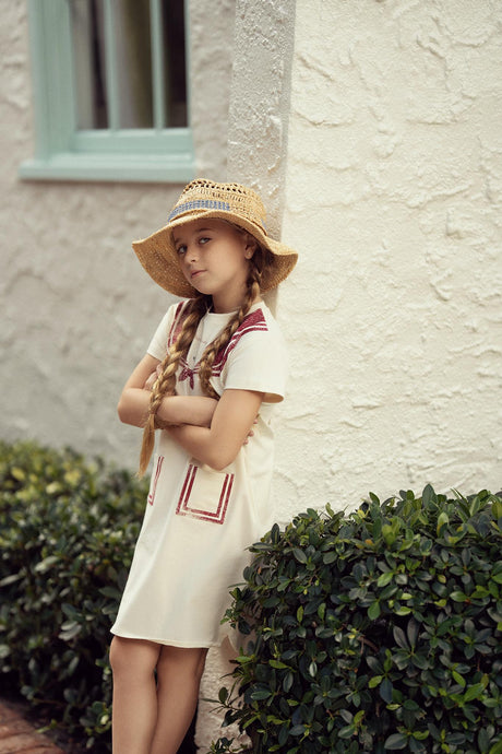Charlotte & George Girls Sailor Dress - SB6CP7393D