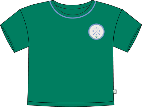 Analogie by Lil Legs Boating Crew Collection Boys Patch Short Sleeve T-shirt - BCPT