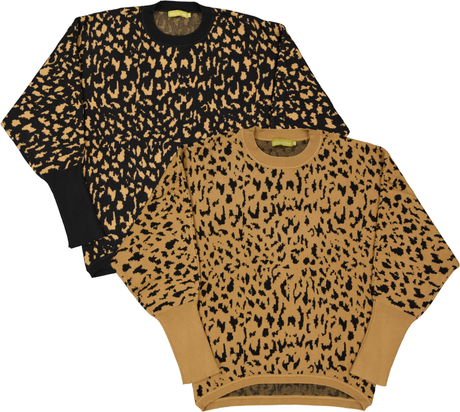 Smartee Womens Teens Leopard Sweater - WA0034-35