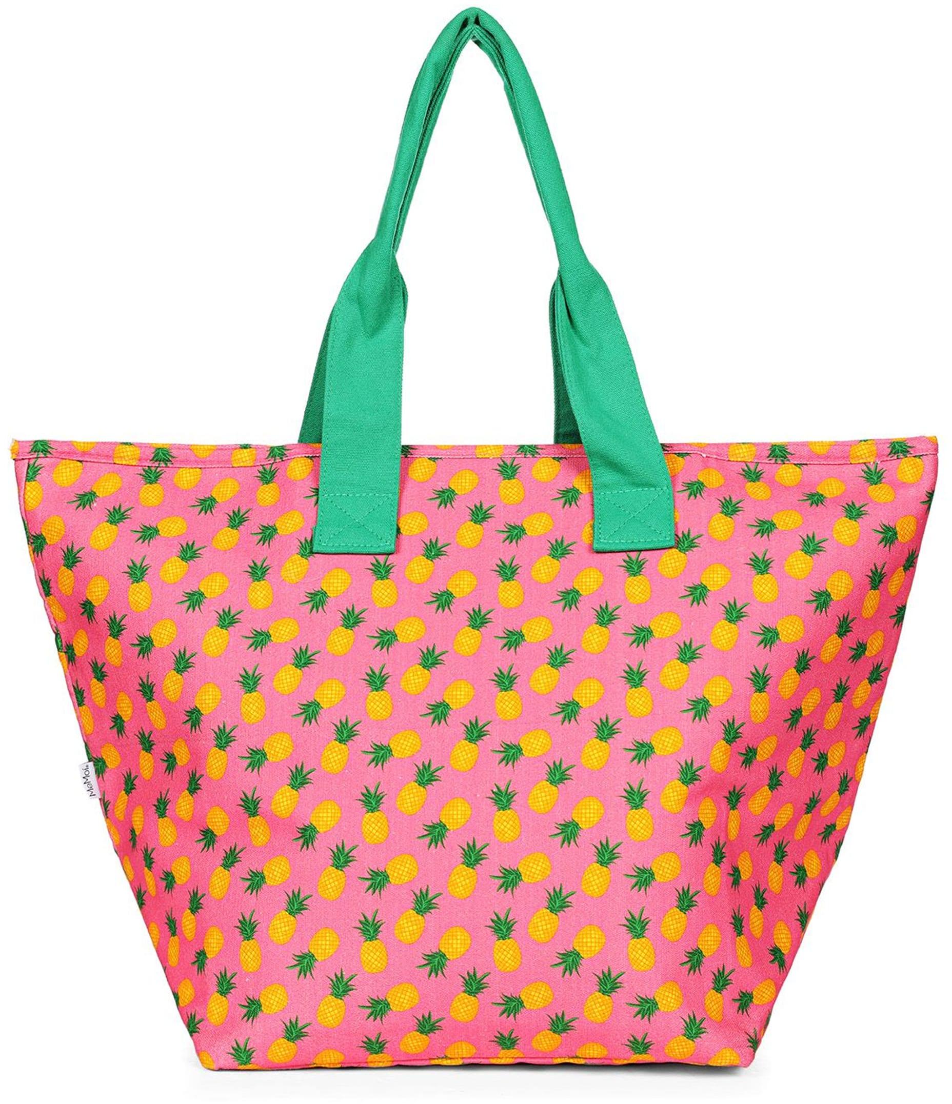 Memoi Pineapple Makeup and Tote Bag Set - Thumbnail 4