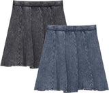 So What Girls Teens Distressed Panel Skirt - ASCY2111S