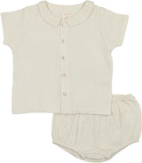 Analogie by Lil Legs Shabbos Collection Baby Toddler Boys Gauze Outfit Set