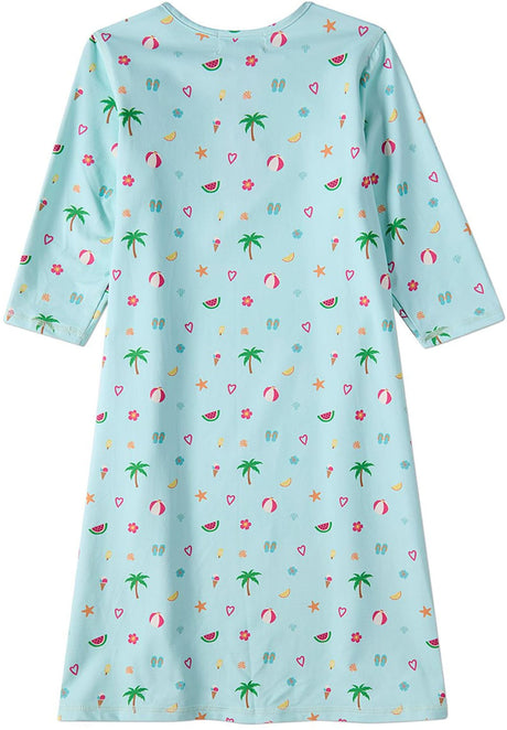 Memoi Girls Summer Fun Swim Dress - MXM10395