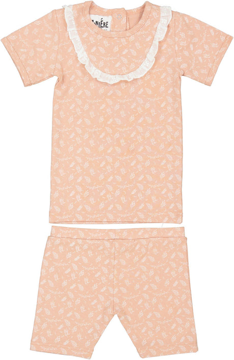 Maniere Baby Boys Girls Leaves & Branches Outfit - LBGSS23