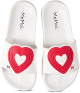 Memoi Girls 3D Heart Slides - MKS-0027