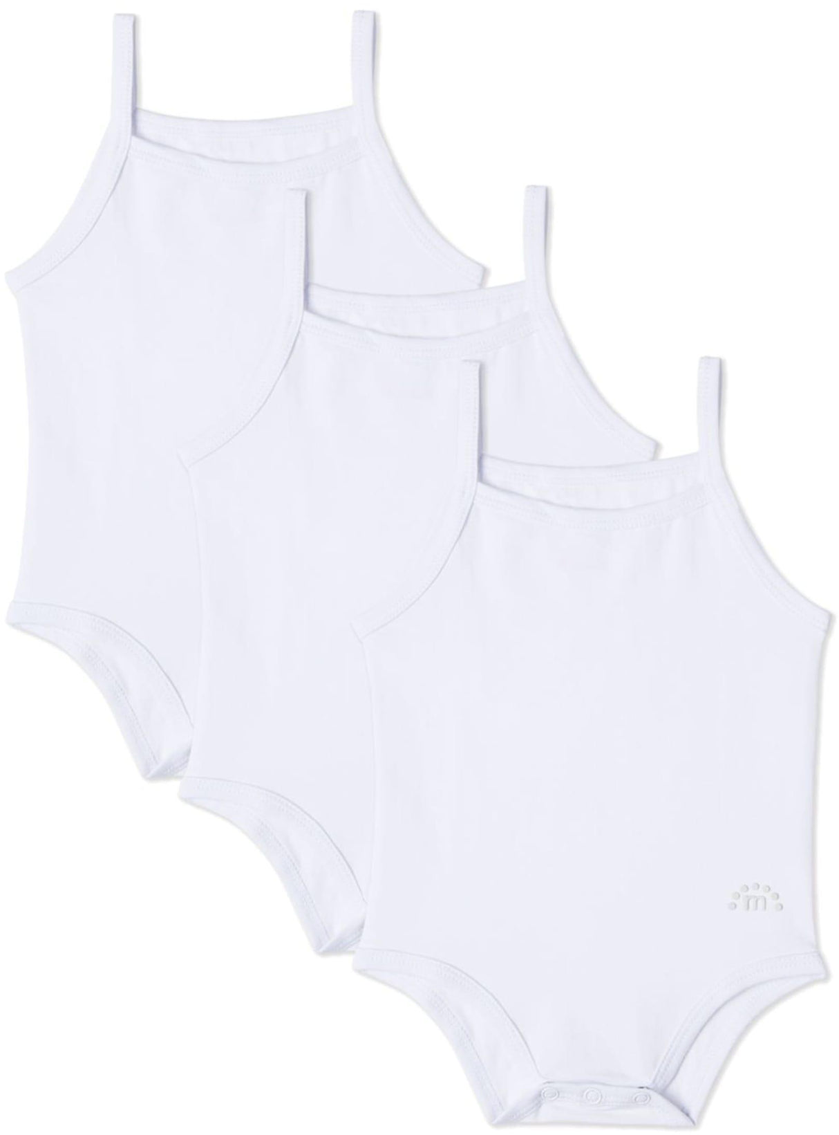 MiniMoi by Memoi Baby Boys Girls Sleeveless Bodysuit 3 Pack - MKU2003
