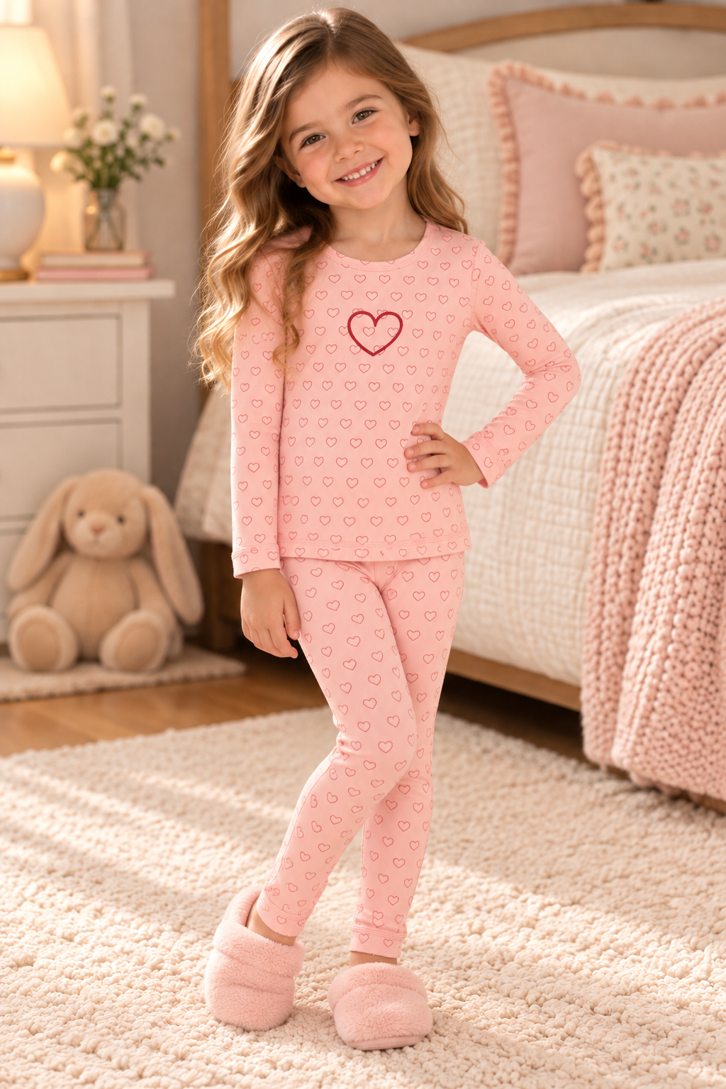 Bonbee Boys Girls Rubber Detail Cotton Pajamas - WL26031P